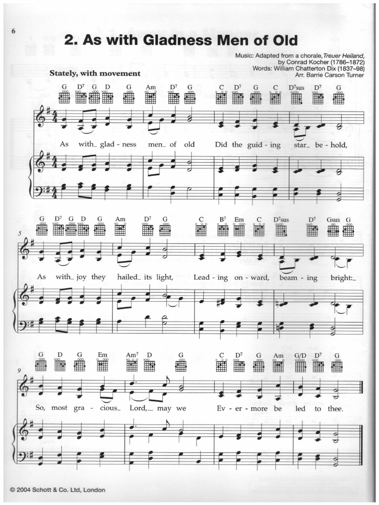 As With Gladness Man of Old PDF