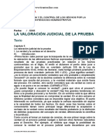 05 - La Valoración Judicial de La Prueba