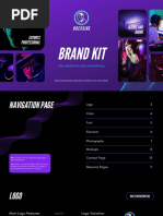 Violet Teal Ethereal Vibrant Tech Brand Guidelines Presentation