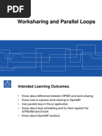 Worksharing and Parallel Loops