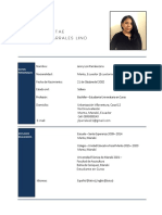 Curriculum Vitae Jenny Parrales Lino