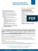 Requisitos PF Octubre 2022