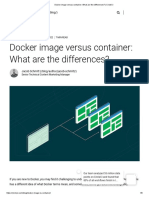 Docker Image Versus Container