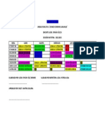 Horario de Clases Leoncio Cordero J-2