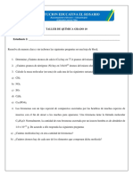 Química grado 10 taller átomos moléculas