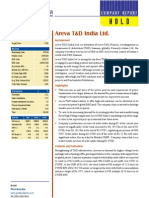 Areva T&D India LTD.: Background