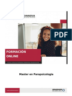 Master en Parapsicologia