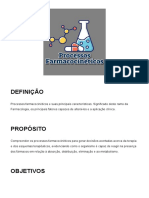 Processos Farmacocinéticos