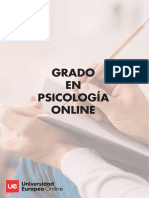 Grado en Psicología 100% online con claustro de prestigio