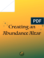 Creating An Abundance Altar