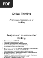 Paul-Elder Critical Thinking Framework | PDF | Critical Thinking | Thought
