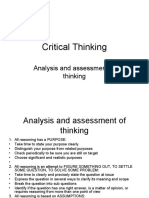 Critical Thinking Lecture 3 & 4