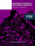 Sobre as Correntes Filosóficas Dentro Do Movimento Feminista - Anuradha Gandhi
