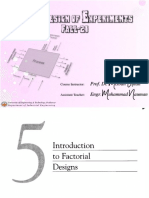 Chapter No. 05, 06 Introduction To Factorial Designs, The 2k Factorial Design (Book)