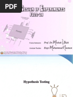 Chapter No. 08 Hypothesis Testing (Presentation)