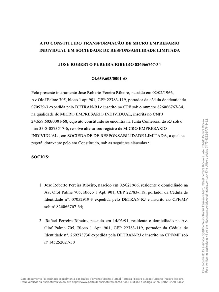 Contrato Jucerja Pdf