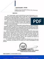 5.- certificado 230 sistema de distribución de agua potable en aljibe