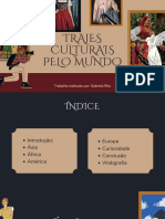 Trajes Culturais Pelo Mundo