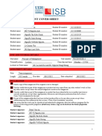 Group Assignment Cover Sheet: Student Details