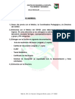 Requisitos Nuevo Ingreso Ciclo Escolar