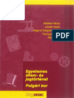 Rácz Lajos Szerk. Egyetemes Állam És Jogtörténet Polgári Kor 2002