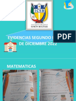 Evidencias Segundo Rojo 13 de Diciembre 2022