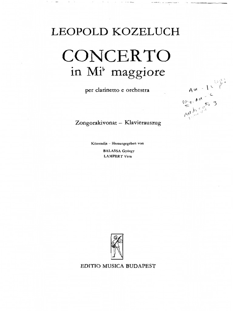 Piano Concerto Leopold Kozeluch PDF