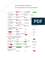 English File Pre Int Revision