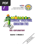 TVE I EXPLORATORY Quarter 2 Module 3