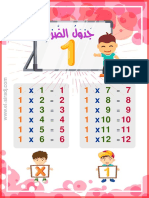 Tableau de Multiplication