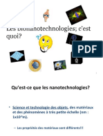 Chap III Les Bionanotechnologies