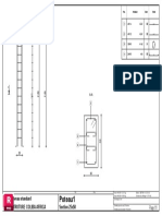 PLAN D'EXECUTION POTEAUX 0.5x.25 M