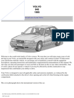 Volvo 940 Owners Manual 1995