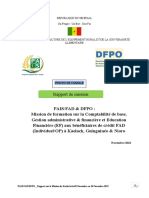 Rapport Mission DFPO PAIS Kaolack