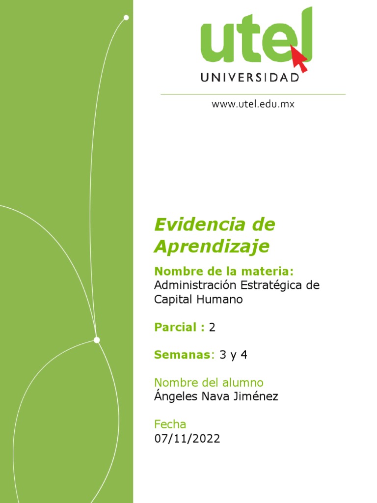 Administración Estratégica Del Capital Humano - EA - 2P - P | PDF