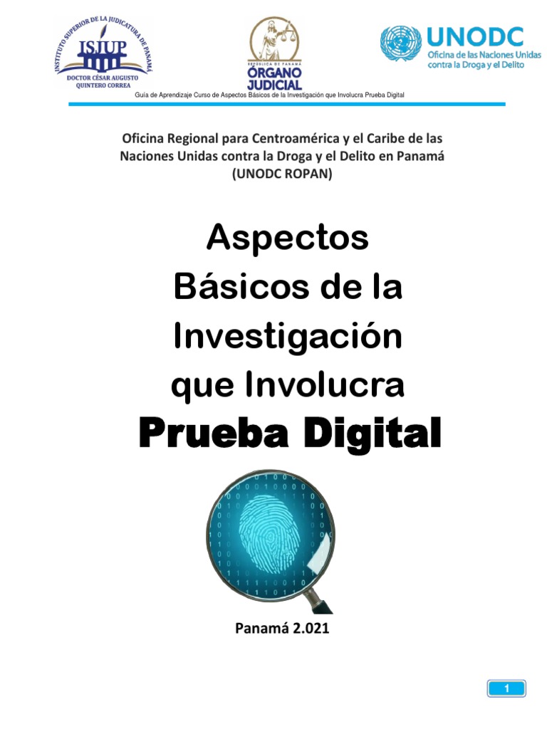 Aspectos Basicos de La Investigacion Que Involucra Prueba Digital | PDF ...