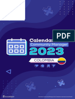 Calendario Community Manager 2023 - COLOMBIA