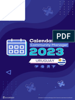 Calendario Community Manager 2023 - Uruguay