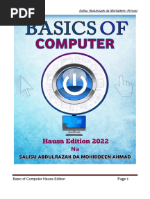 Basic Computer Hausa Edition
