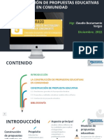 La Construcción de Propuestas Educativas en Comunidad - CB