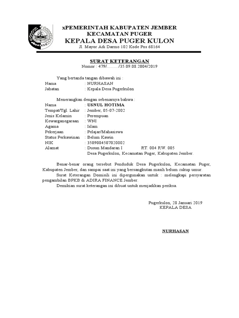 Photo inspiration: Fresh Look at Surat Keterangan Belum Cukup Umur