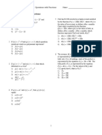 Operations On Functions Worksheet 6