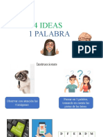 Actividades Cuarentena - 4 Ideas 1 Palabra