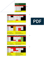 Template Jadwal Kosongan