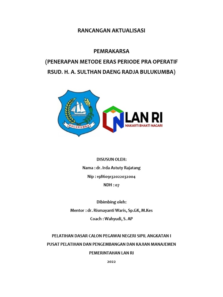 Penerapan Metode ERAS di RSUD Bulukumba | PDF