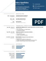 167 Modelo de Curriculum Sin Experiencia