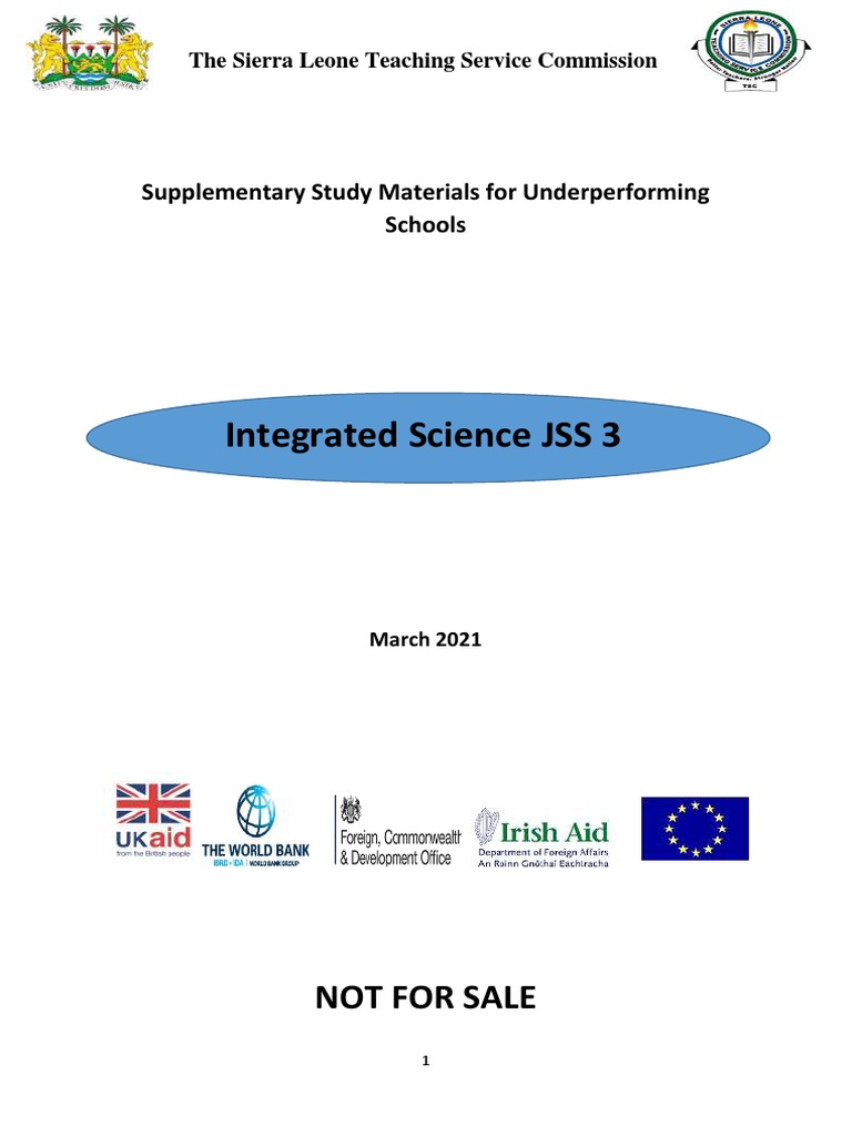 Integrated Science JSS 3 Study Guide | PDF | Weight | Heat Transfer