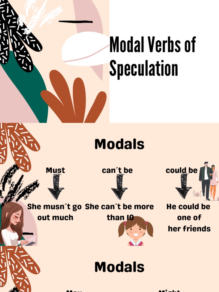 Modal Verbs of Speculation PDF
