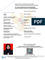 (The Indonesian Health Profession Board) : Registration Certification of Elektromedic