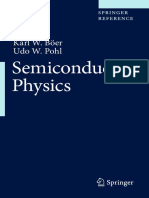 (Springer Reference) Karl W. BÃ Er, Udo W. Pohl - Semiconductor Physics-Springer (2018)
